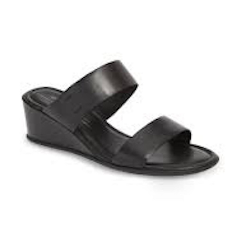 NEW!!!   ECCO  Shape 35 2-strap Heel Sandal Wedges